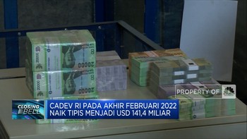 Hmm..Cadev RI Akhir Februari 2022 Naik Tipis