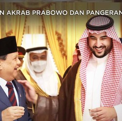 Intip Momen Akrab Prabowo dan Pangeran Saudi