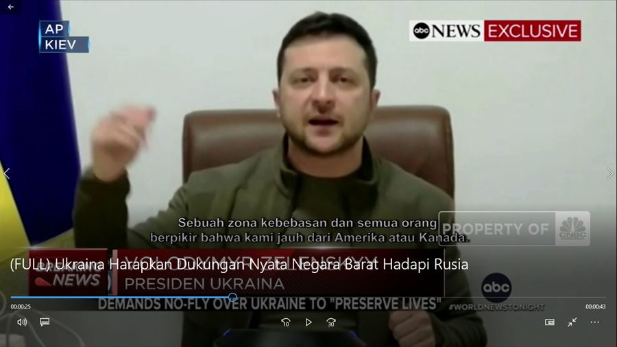 Ukraina Harapkan Dukungan Nyata Negara Barat Hadapi Rusia (CNBC Indonesia TV)
