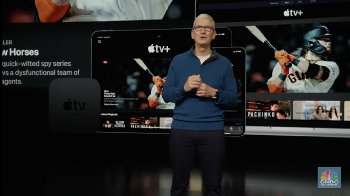 Bos Apple, Tim Cook dalam Apple Event, Rabu (9/3/2022) Bos Apple, Tim Cook dalam Apple Event, Rabu (9/3/2022)