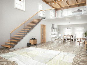 5 Pilihan Warna Pijakan Tangga yang Cocok Dipadukan dengan Railing Kayu