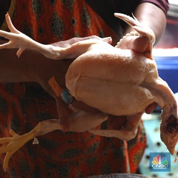 Pedagang Curhat, Daging Ayam Bukan Naik Tapi Ganti Harga!