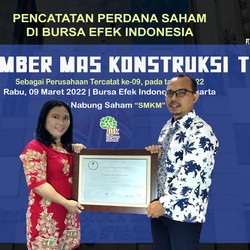Perusahaan Ini Borong 20% Saham Sumber Mas Konstruksi (SMKM)