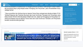 Market Bites:Perusahaan Korea Caplok BPFI & Harga Gandum Naik