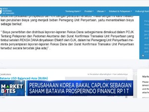 Market Bites:Perusahaan Korea Caplok BPFI & Harga Gandum Naik