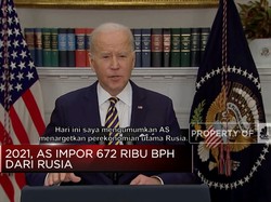 Sanksi Baru, AS Larang Impor Minyak Rusia