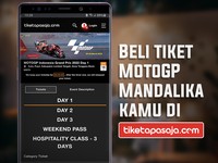 Tiket MotoGP 2022 Mandalika di Tiketapasaja.com Terjual Habis