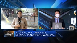 Aturan Jaga Jarak KRL Dihapus, Penumpang Was-Was