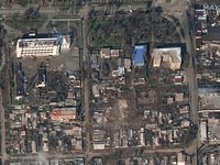 Citra Satelit, Kondisi Mariupol Ukraina Dibombardir Rusia