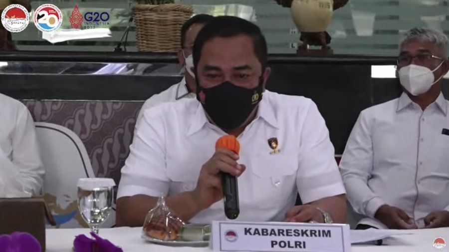 Kepala Bareskrim Polri Komjen Agus Andrianto Saat Konferensi Pers Terkait Isu Investasi Ilegal (Tangkapan Layar Youtube PPATK Indonesia)