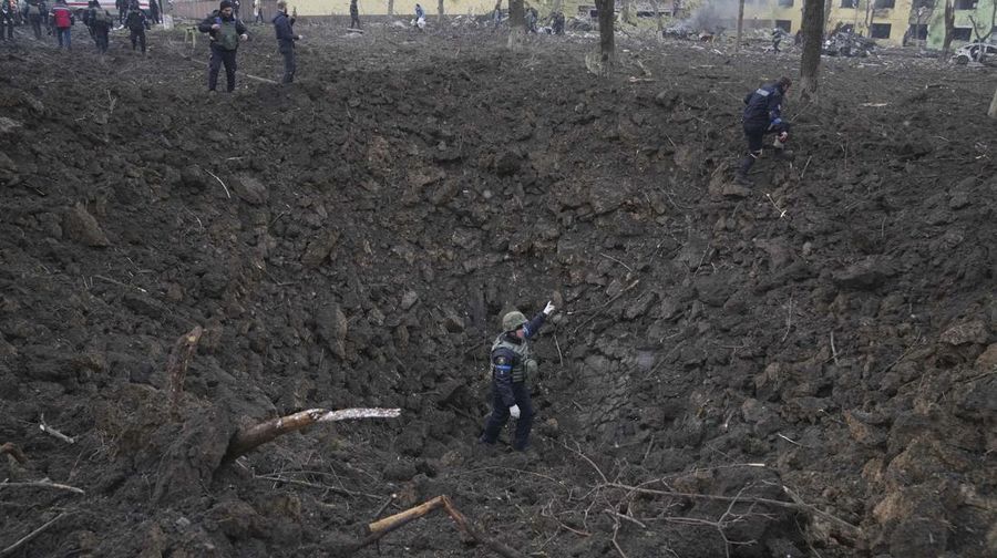 Kondisi Rumah Sakit Mariupol yang rusak Usai Serangan Rusia