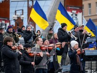 Potret Konser Orkestra Digelar di Tengah Perang Rusia-Ukraina