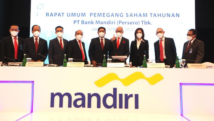 Rapat Umum Pemegang Saham Tahunan PT. Bank Mandiri (Persero). (Dok. Bank Mandiri)