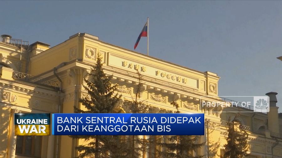 Bank Sentral Rusia Ditendang dari BIS