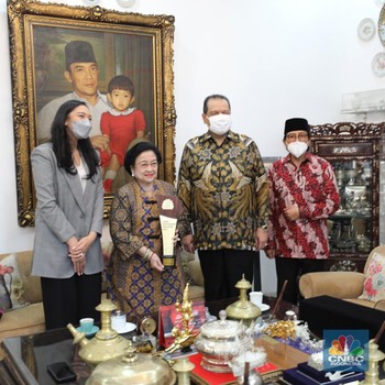 Potret Pertemuan Chairul Tanjung dan Megawati Soekarnoputri