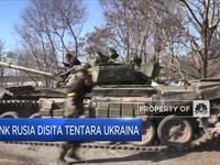 Tank Rusia Disita Tentara Ukraina