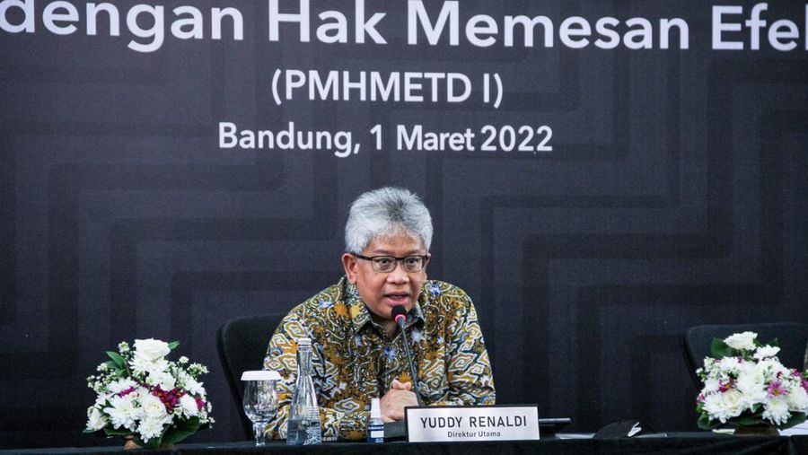 Direktur Utama bank bjb Yuddy Renaldi memaparkan rights issue untuk memperkuat struktur permodalan.