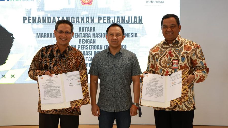 Perkuat Komunikasi di Perbatasan dan Wilayah 3T, TNI dan Telkom Jalin Sinergi Layanan Transponder Satelit