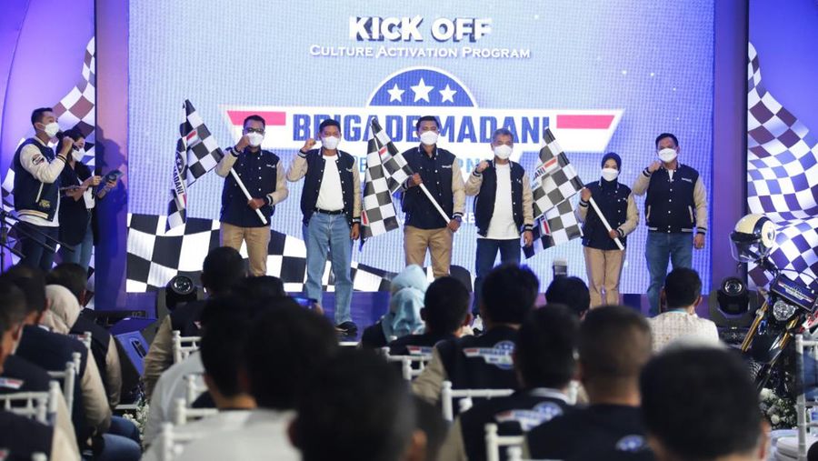 Peluncuran sinergi budaya kerja Holding Ultra Mikro.