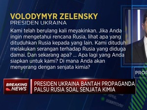Ukraina Bantah Propaganda Palsu Rusia Soal Senjata Kimia