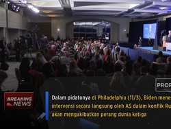 Biden Soal Perang: AS Tidak Ikut Campur