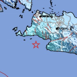Gempa Megathrust M 5 Guncang Banten, Getaran Terasa hingga Jabar