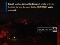 Mencekam! Ledakan Kembali Terdengar di Ibu Kota Ukraina