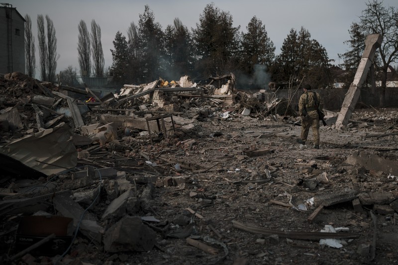 Ledakan di Kiev, Ibu Kota Ukraina. (REUTERS/GLEB GARANICH) Ledakan di Kiev, Ibu Kota Ukraina. (REUTERS/GLEB GARANICH)