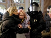 Potret Demo Anti Perang di Rusia, 4.300 Orang Ditangkap Putin