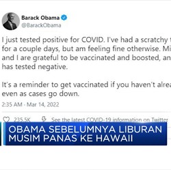 Barack Obama Positif Covid-19