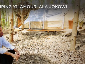 Melihat 'Camping' Pak Jokowi dan Para Menteri di IKN