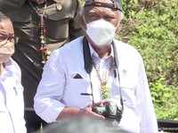 Menteri Jokowi Ini Sita Perhatian Saat Ritual Kendi Nusantara