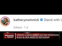 Izinkan Kebencian & Kekerasan, Instagram Diblokir Rusia