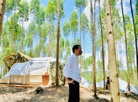 Jadi Sorotan, Ini Harga Tenda yang Dipakai Jokowi di IKN Baru