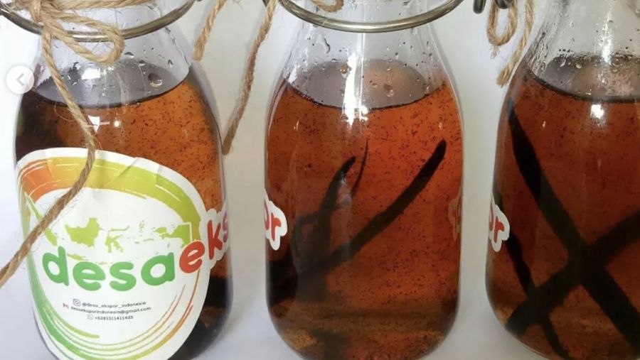 Vanilla Extract (Tangkapan layar IG desa_ekspor_indonesia)