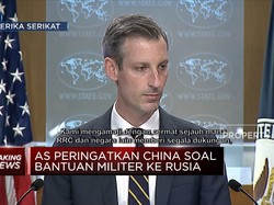 AS Peringatkan China Soal Bantuan Militer ke Rusia