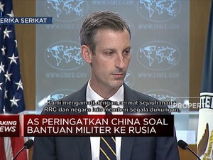 AS Peringatkan China Soal Bantuan Militer ke Rusia