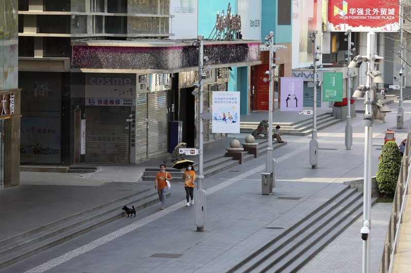 China lockdown imbas lonjakan kasus covid. AP/