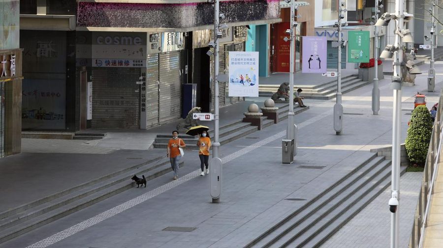 China lockdown imbas lonjakan kasus covid. AP/