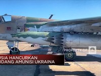 Rusia Hancurkan Gudang Amunisi Ukraina