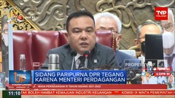 Sidang Paripurna DPR Tegang Karena Menteri Perdagangan