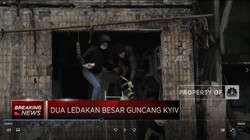 Lagi! Dua Ledakan Besar Guncang Kyiv