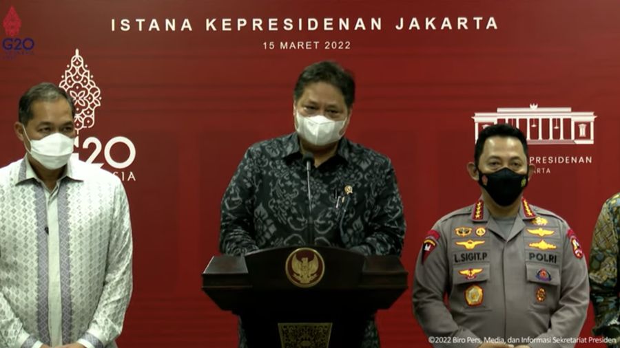 Ket Pers Menteri terkait Hasil Ratas Kebijakan Distribusi dan Harga Minyak Goreng, 15 Mar 2022