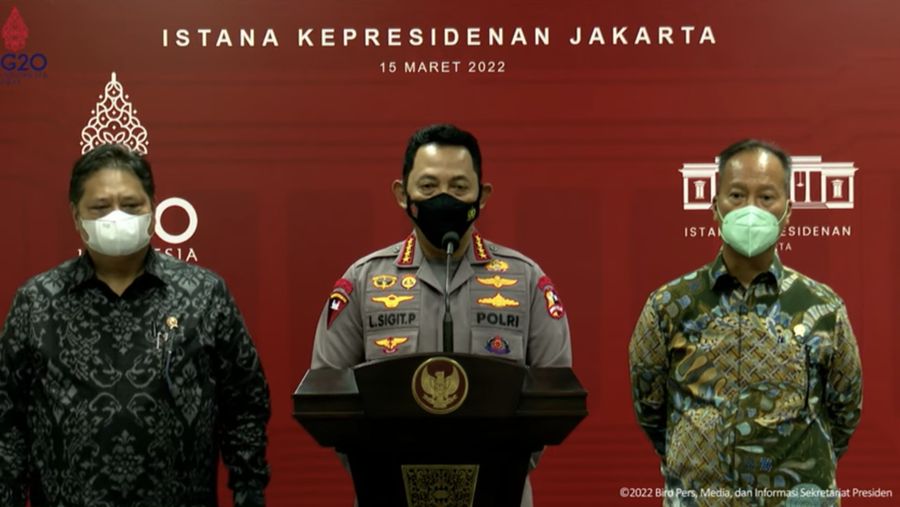 Ket Pers Menteri terkait Hasil Ratas Kebijakan Distribusi dan Harga Minyak Goreng, 15 Mar 2022