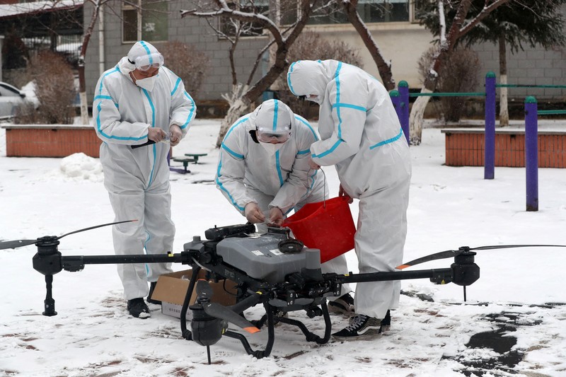 China lockdown imbas lonjakan kasus covid. AP/ China lockdown imbas lonjakan kasus covid. AP/