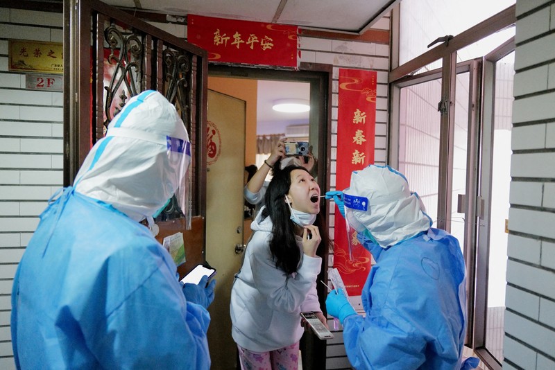China lockdown imbas lonjakan kasus covid. AP/ China lockdown imbas lonjakan kasus covid. AP/