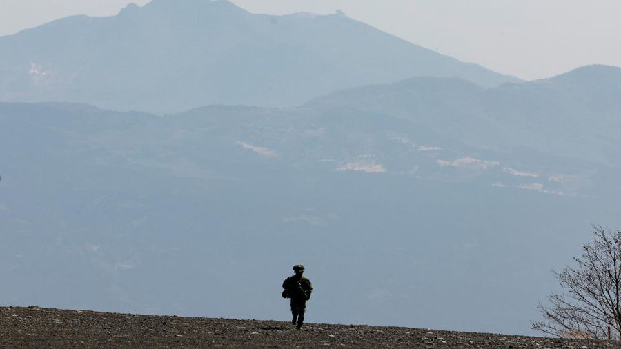 Militer Amerika Serikat dan Jepang latihan perang gabungan. (REUTERS/KIM KYUNG-HOON)