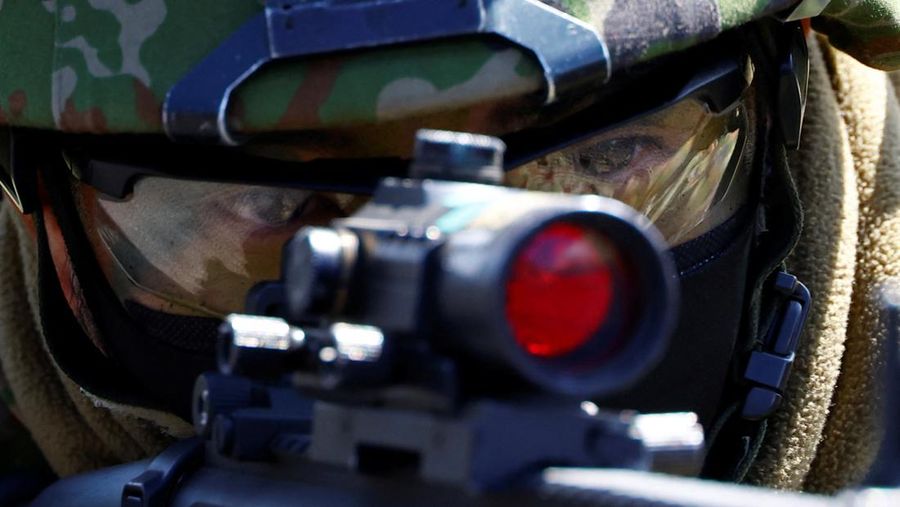 Militer Amerika Serikat dan Jepang latihan perang gabungan. (REUTERS/KIM KYUNG-HOON)