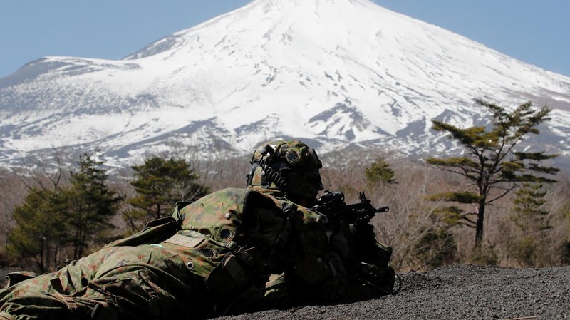 Militer Amerika Serikat dan Jepang latihan perang gabungan. (REUTERS/KIM KYUNG-HOON)