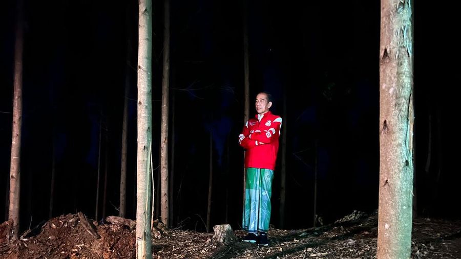Presiden Jokowi bermalam di IKN (Dok: Biro Pers Sekretariat Presiden)